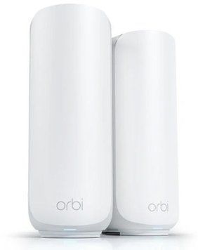 Система WiFi-Mesh NETGEAR Orbi RBE372 BE5000, 2мод, білий (RBE372-100EUS) [112892]