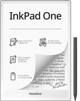 Електронна книжка PocketBook InkPAd One (PB1030), Black (PB1030-8-WW) [405308]