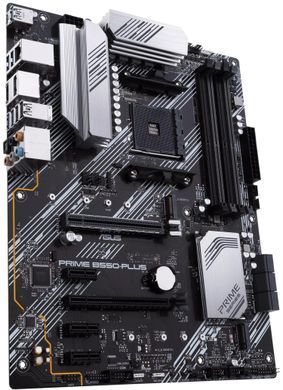 Материнcька плата ASUS PRIME B550-PLUS sAM4 B550 4xDDR4 M.2 HDMI DP ATX (90MB14U0-M0EAY0) [109085]