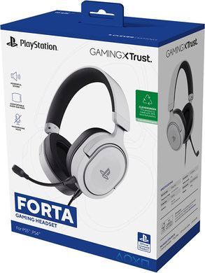 Гарнітура Trust GXT 498 Forta for PS5, 3.5мм, білий (24716_TRUST) [107319]