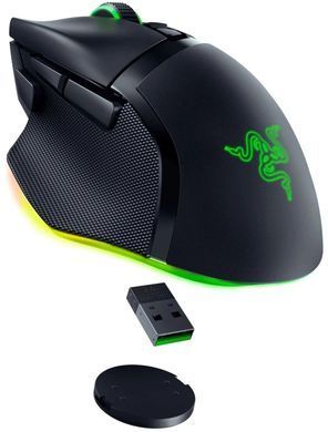 Миша Razer Basilisk V3 Pro, RGB, USB-A/WL/BT, чорний (RZ01-04620100-R3G1) [104045]