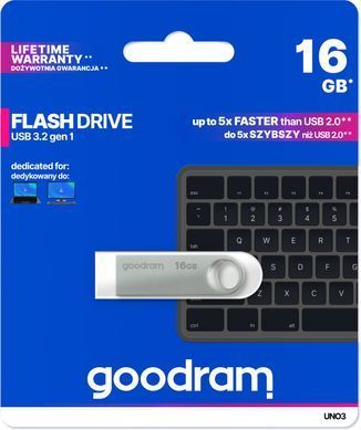Флеш-накопичувач USB3.2 16GB Goodram UNO3 (UNO3-0160S0R11) [607326]