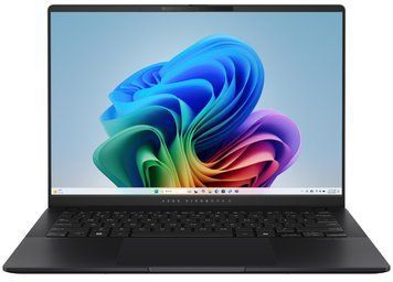 Ноутбук ASUS Vivobook S 14 S5406SA-QD100 14" WUXGA OLED, Intel Ultra 7 256V, 16GB, F1TB, UMA, NoOS, Чорний (90NB15R3-M00DT0) [100693]