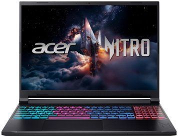 Ноутбук Acer Nitro V 16S ANV16S-41 16" WUXGA IPS, AMD R5-240, 16GB, F1TB, NVD5060-8, Lin, чорний (NH.U03EU.007) [110767]