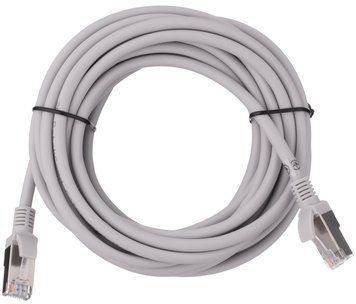 Патч-корд 2E САТ 5e, FTP, 5м, 26AWG, RJ45, 7/0.16, Cu, LSZH, сірий (2E-PC5ECU-FTP5LSZH-GRY) [109889]