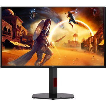 Монітор TFT 26.5" AOC, QD-OLED, 360Hz, 0,3ms, 2xHDMI, DP, USB-hub, HAS, Pivot, чорно-червоний (Q27G4SDR) [404962]