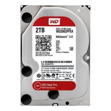 Накопичувач HDD SATA 2.0TB WD Red Pro NAS 7200rpm 64MB (WD2002FFSX) [612651]