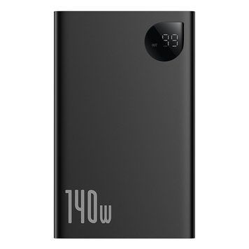 Зовнішній акумулятор Baseus Adaman Digital Display Fast Charge Power Bank 24000mAh 140W Cluster Black (P10021508113-00) [806535]