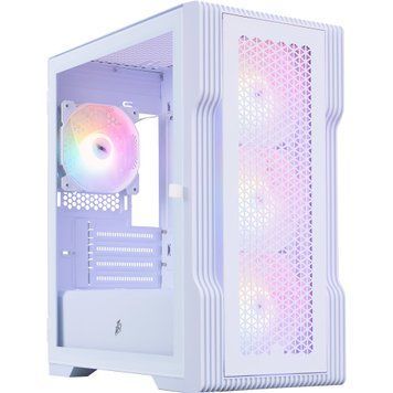 Корпус 1stPlayer White без БЖ (T3-WH-4F1-W) [608828]