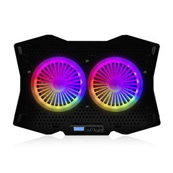 Підставка для ноутбука Modecom SILENT FAN MC-CF18 RGB (PL-MC-CF-18-RGB) [405387]