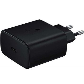 Мережевий зарядний пристрій Samsung EP-TA845 45W Type-C Black OEM (EP-TA845NBE) [614598]