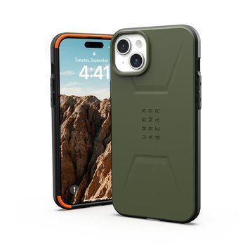 Чохол-накладка Urban Armor Gear Civilian Magsafe для Apple iPhone 15 Plus Olive Drab (114306117272) [602159]