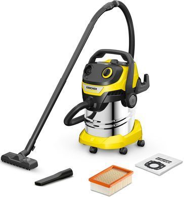 Пилосос професійний Karcher WD 5 S V-25/5/22 1100Вт контейнер 25л 8.57кг (1.628-350.0) [105622]