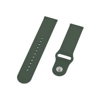 Силіконовий ремінець BeCover для Amazfit Stratos 1/2/2S/3/GTR 2/GTR 47mm/GTR Lite 47mm/Nexo/Pace Khaki (706384) [604785]