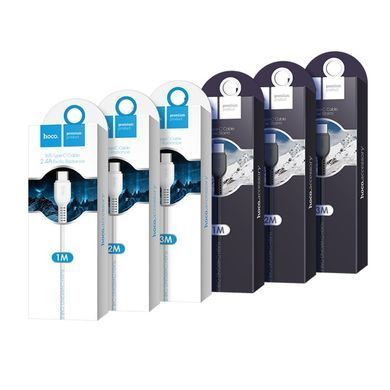 Кабель HOCO X20 USB to Type-C 3A, 1m, PVC, TPE connectors, Black (6957531068846) [802254]