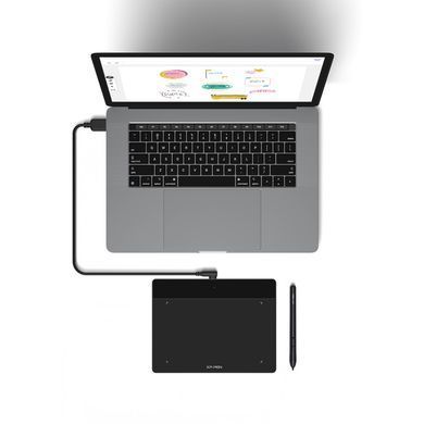 Графічний планшет XP-Pen Deco Fun S Black (Deco Fun S_BK) [612010]