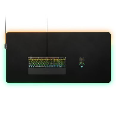 Ігрова поверхня SteelSeries QcK Prism Cloth 3XL ETAIL RGB 1200x590x4мм (63512) [401379]