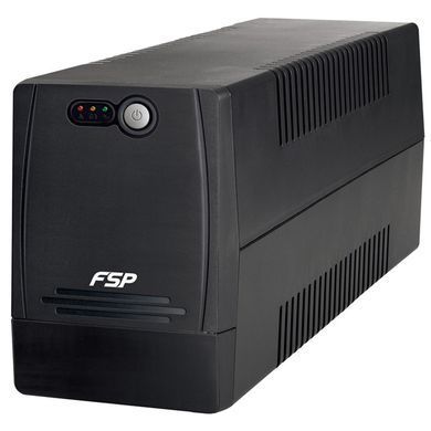 ДБЖ FSP Fortron FP1000, 1000ВА/600Вт, Line-Int, 4*Schuko, AVR, Black (PPF6000601) [400909]