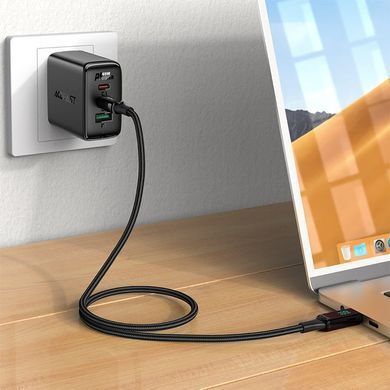 Кабель USB 2.0 Type-C M-M, 2 м, 100W, with display, C6-03 Acefast (6974316281054) [402443]