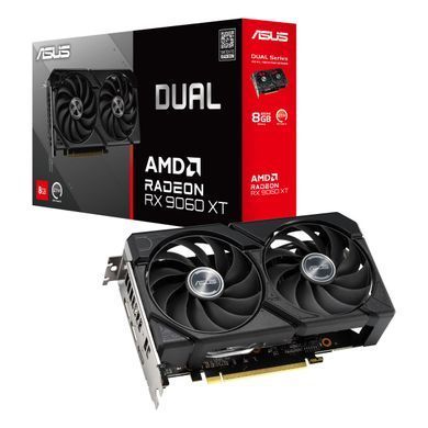 Вiдеокарта ASUS Radeon RX 9060 XT 8GB GDDR6 DUAL-RX9060XT-8G (90YV0MI1-M0NA00) [102597]