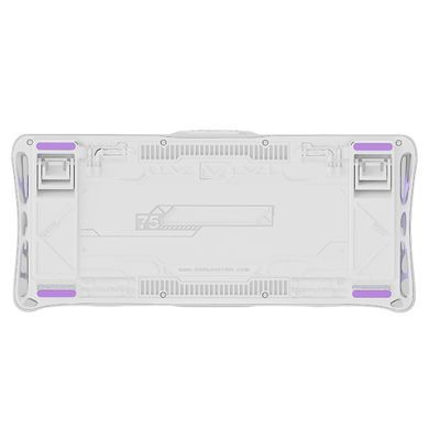 Клавіатура механічна GravaStar Mercury V75 80keys, Magnetic Jade Pro, 8K, USB-A, RGB, Mecha Gray (GS_V75_GWT) [113148]