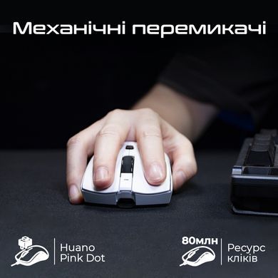 Миша бездротова RAWM SA-MH01 White (SA-MH01.white) [614223]