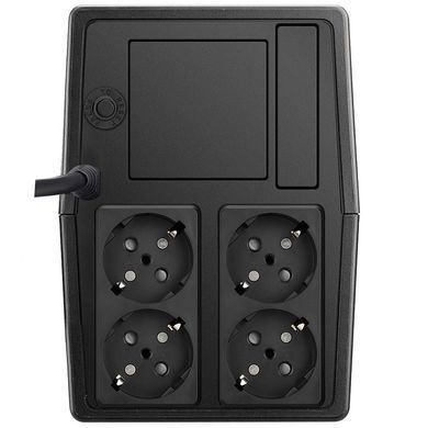 ДБЖ FSP Fortron FP1000, 1000ВА/600Вт, Line-Int, 4*Schuko, AVR, Black (PPF6000601) [400909]