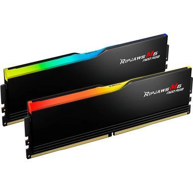 Модуль пам`ятi DDR5 2x32GB/6000 G.Skill Ripjaws M5 Neo RGB Black (F5-6000J3636F32GX2-RM5NRK) [613445]