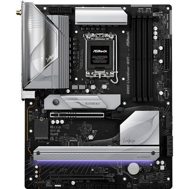 Материнська плата AsRock (1851/B860, 4*DDR5, 2*PCIex16, HDMI/TB4, 4xSATA, 3xM.2, 2.5Glan, 7.1ch, A (B860 LiveMixer WiFi) [402698]