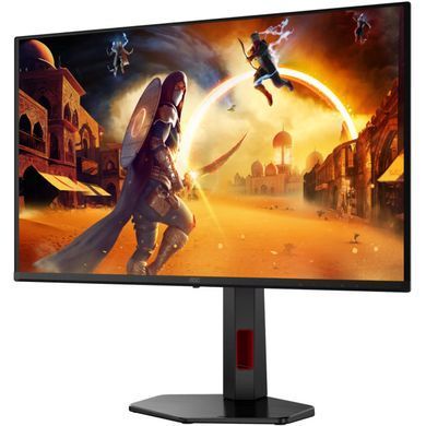 Монітор TFT 26.5" AOC, QD-OLED, 360Hz, 0,3ms, 2xHDMI, DP, USB-hub, HAS, Pivot, чорно-червоний (Q27G4SDR) [404962]