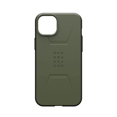 Чохол-накладка Urban Armor Gear Civilian Magsafe для Apple iPhone 15 Plus Olive Drab (114306117272) [602159]