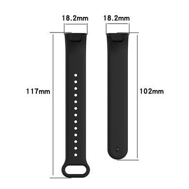 Силіконовий ремінець BeCover для Xiaomi Redmi Smart Band Pro Black (707168) [618367]