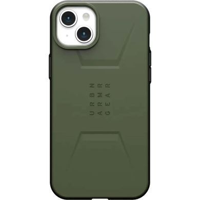 Чохол-накладка Urban Armor Gear Civilian Magsafe для Apple iPhone 15 Plus Olive Drab (114306117272) [602159]