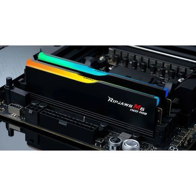 Модуль пам`ятi DDR5 2x32GB/6000 G.Skill Ripjaws M5 Neo RGB Black (F5-6000J3636F32GX2-RM5NRK) [613445]