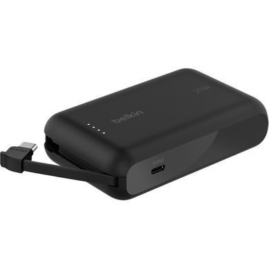 Універсальна мобільна батарея Belkin Power Bank 10000mAh 20W Black (BPB021HQBK) [619274]