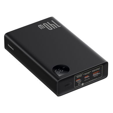 Зовнішній акумулятор Baseus Adaman Digital Display Fast Charge Power Bank 24000mAh 140W Cluster Black (P10021508113-00) [806535]
