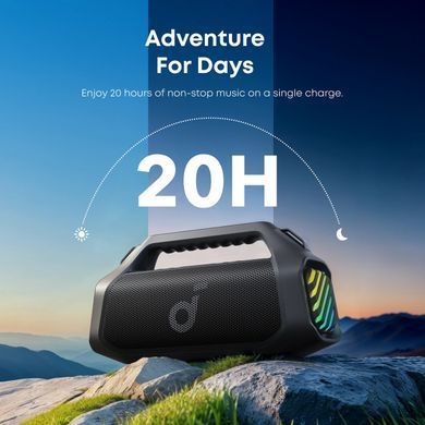 Портативна акустика Anker SoundСore Boom 2 Pro Black (A3134A11) [203613]