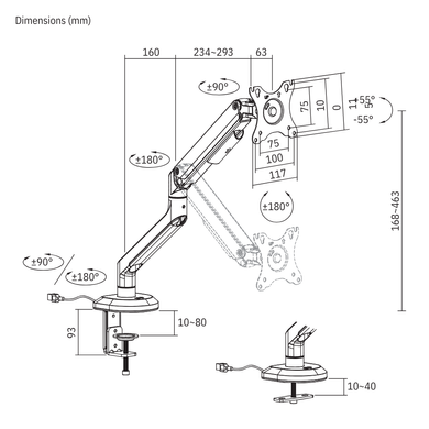 Кріплення для візуальних систем ITECH (LDT63-C012GL) [306250]