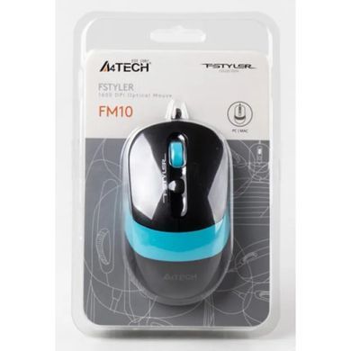 Миша A4Tech FM10 Black/Blue (FM10 (Blue)) [606365]
