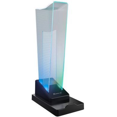Підставка для гарнітури XTRIKE ME RGB 4xUSB2.0 HUB, USB кабель 1,5м,чорна (HT-09) [402003]