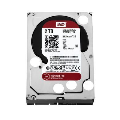 Накопичувач HDD SATA 2.0TB WD Red Pro NAS 7200rpm 64MB (WD2002FFSX) [612651]