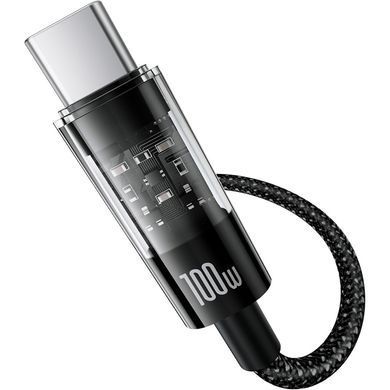 Кабель Baseus Gem Fast-Charging Data Cable USB to USB-C 100W 2m Cluster Black (P10373002111-01) [802267]