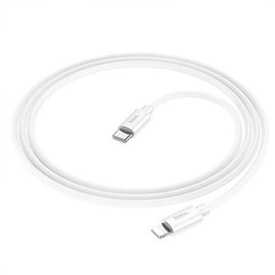 Кабель HOCO X87 Magic silicone PD charging data cable for iP White (6931474783189) [805377]