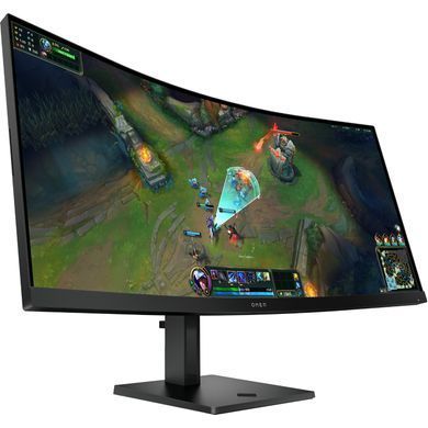 Монітор TFT 34" HP OMEN 34c G2, WQHD, VA, вигн., 180Hz, 2xHDMI, DP, HAS, колонки, чорний (AV4C1AA) [403522]