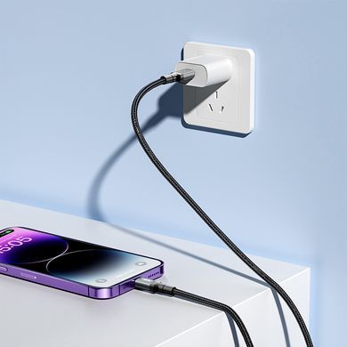 Кабель XO NBQ264A-CC USB Type-C - USB Type-C (M/M), 1 м, Black (NB-Q264A-CC.black) [604235]