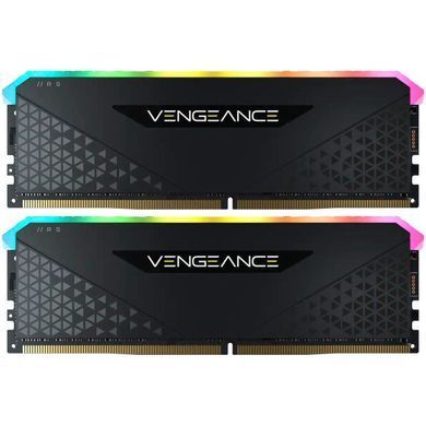 Модуль пам`ятi DDR4 2x8GB/3200 Corsair Vengeance RGB RS Black (CMG16GX4M2E3200C16) [606182]