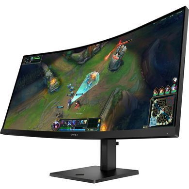 Монітор TFT 34" HP OMEN 34c G2, WQHD, VA, вигн., 180Hz, 2xHDMI, DP, HAS, колонки, чорний (AV4C1AA) [403522]