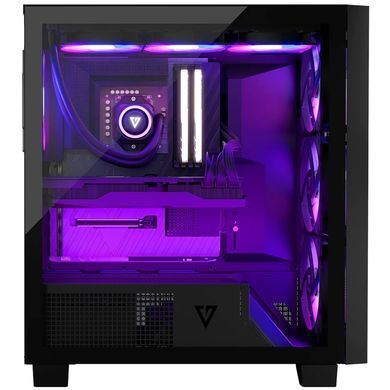 Корпус Modecom VOLCANO PERUN APEX ARGB MIDI BLACK 4x140mm fans USB 3.0x2+TYPE-C без БЖ ATX (AT-PERUN-4F-ARGB-10-00000) [402946]