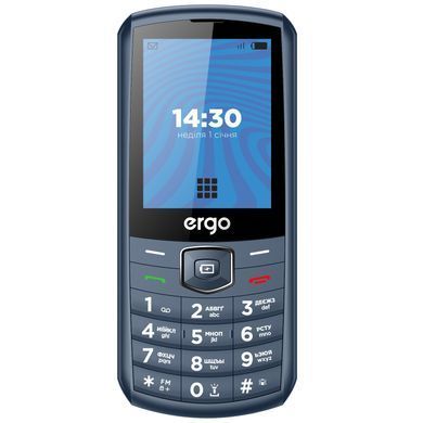 Мобiльний телефон Ergo E285 Dual Sim Blue (E285 Blue) [620345]