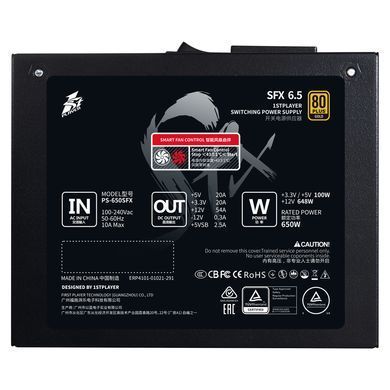 Блок живлення 1stPlayer PS-650SFX 650W (SFX-GLD-650-BK-EU) [608647]